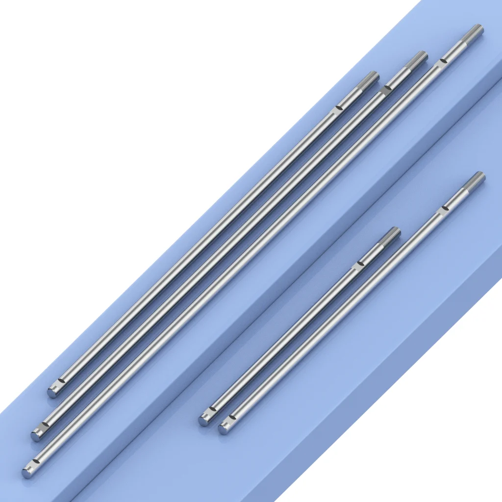 1PC 5mm RC Boat Shaft Length 15/20/25/30/35cm 5 Size 304 Stainless Steel Motor Drive Metal Shaft  Rc Boat Spare Parts