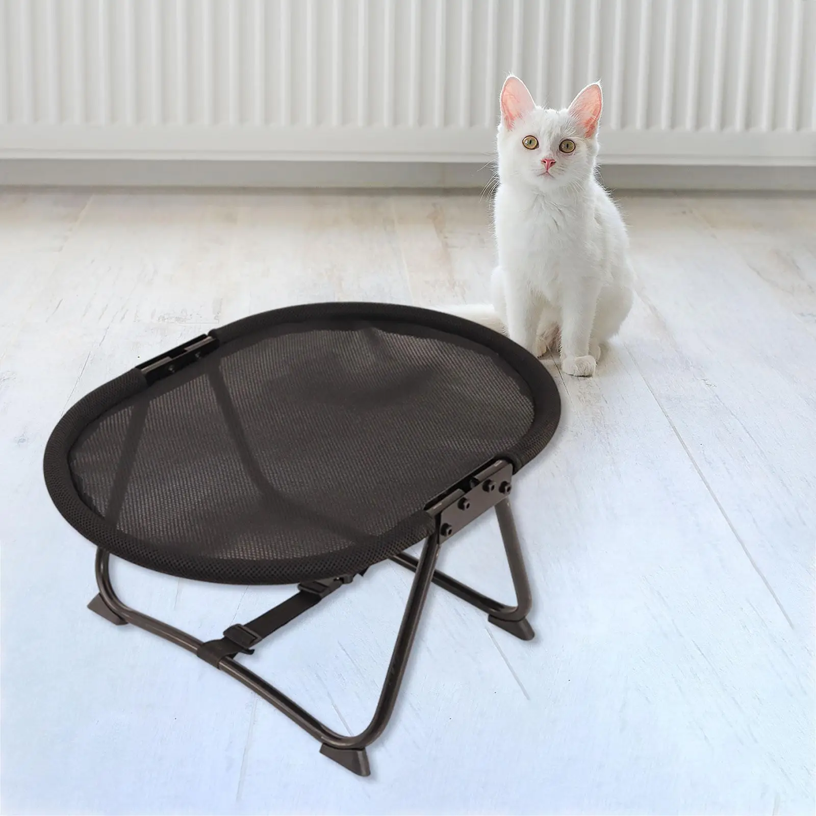 Elevated Pet Bed Pet Supplies Multifunctional Furniture with Storage Bag Quick Set up Breathable Heavy Duty Indoor Accessory