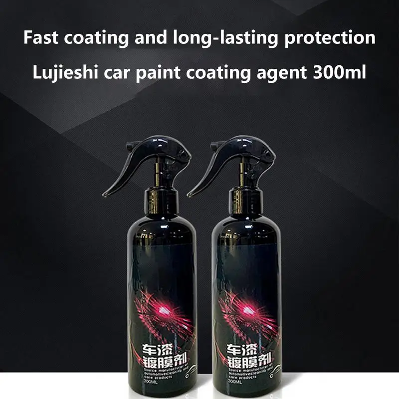 Auto Wachs Beschichtung Spray 10,15 unzen Auto Glas Glanz Wachs Hydrophobe Auto Fenster Kein Streifen Reinigungsmittel Für Glas