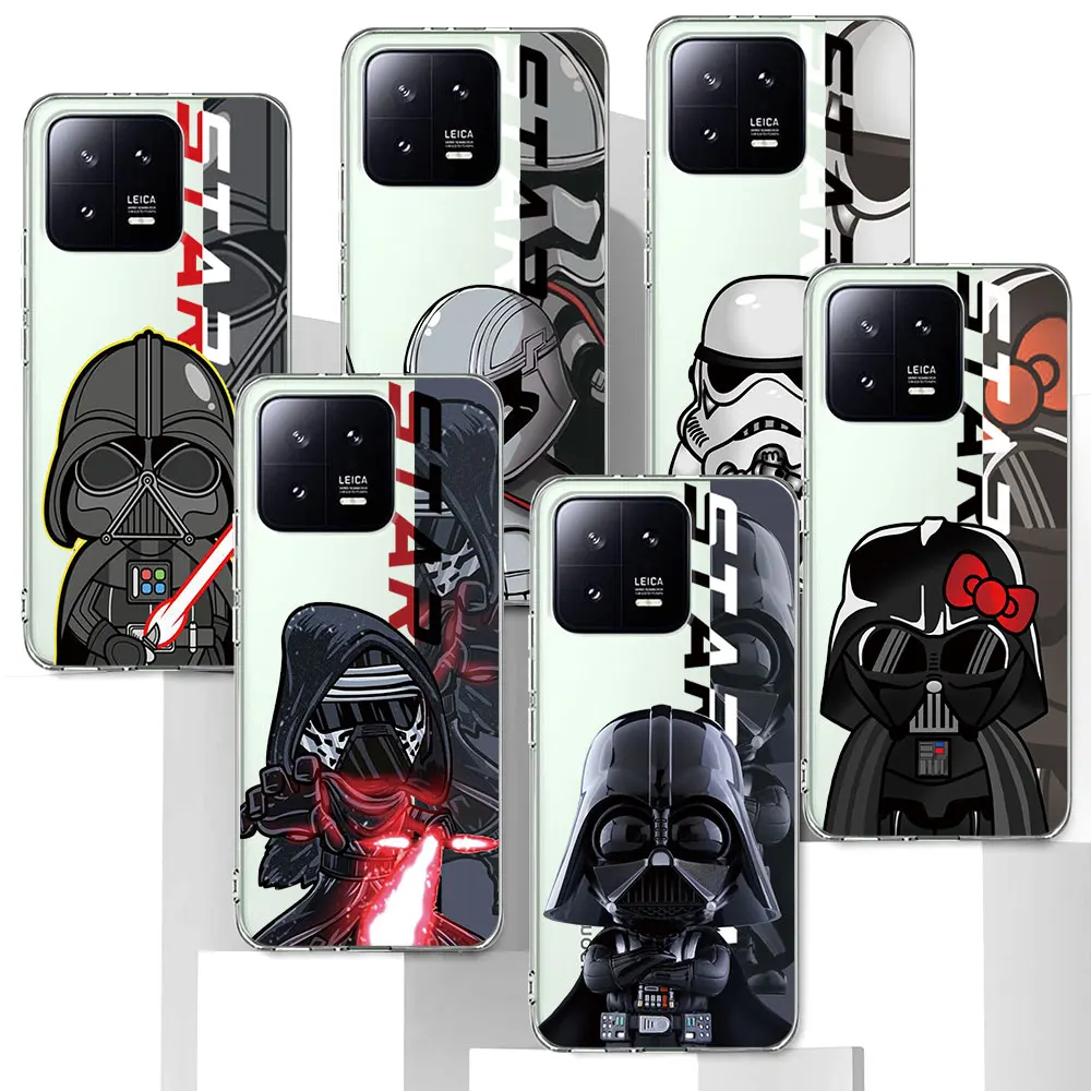 Star Wars Cartoon Cute Case for Xiaomi Mi 11T 12 12X 13 10T 12T 10 11 5X A1 A3 CC9E 9T Pro A2 9 CC9 11i 8 Lite 6X TPU Soft Cover