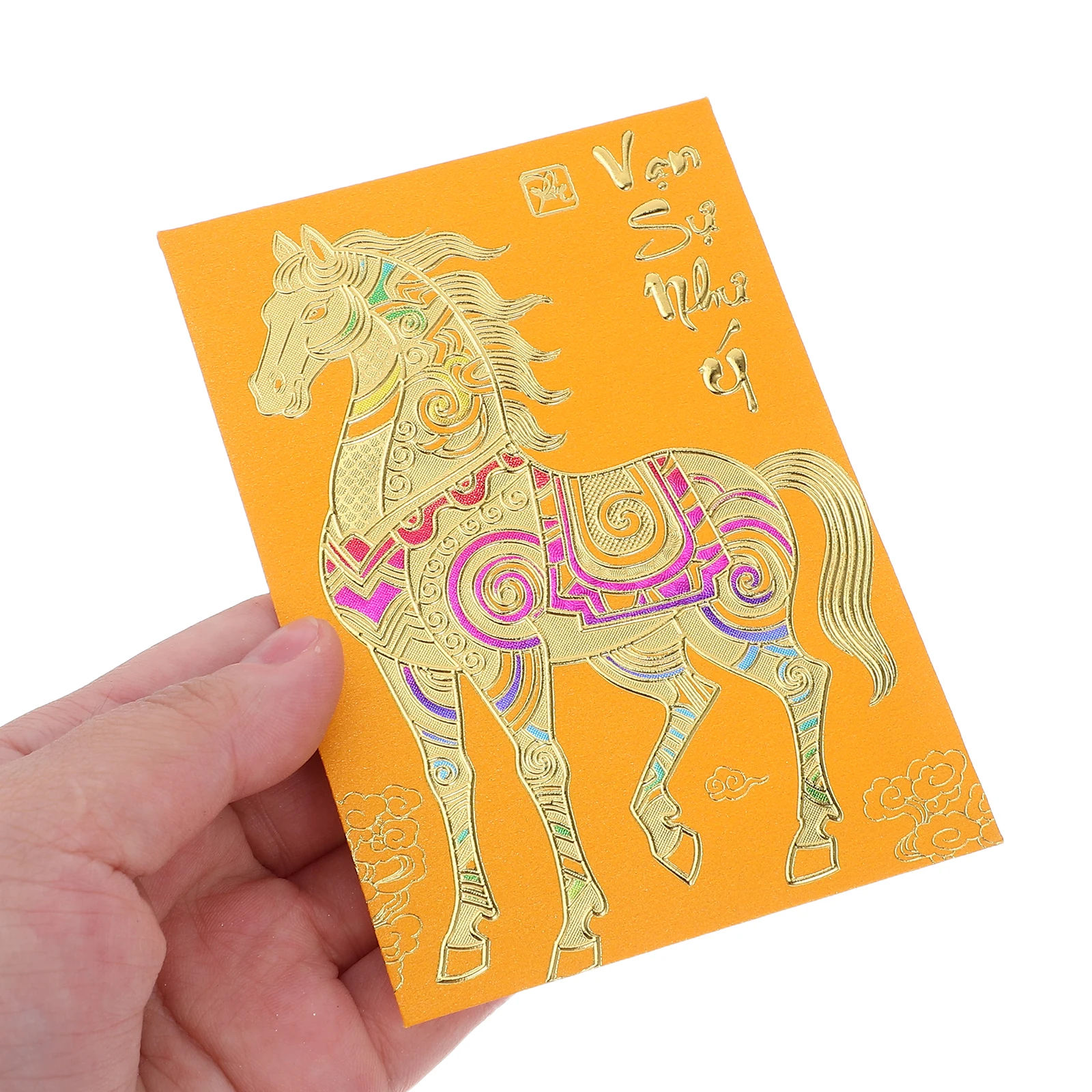 

120 Pcs Vietnamese Red Envelopes for The Year of Horse Chinese New Money Lunar Festival Packets Lucky Envelpes Year's Bag