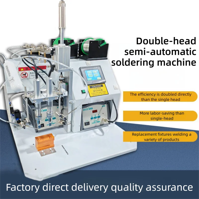 

Double-head Semi-Automatic Electric Soldering Machine DB9DC head Soldering Line Machine Connectors Soldering Station Welding