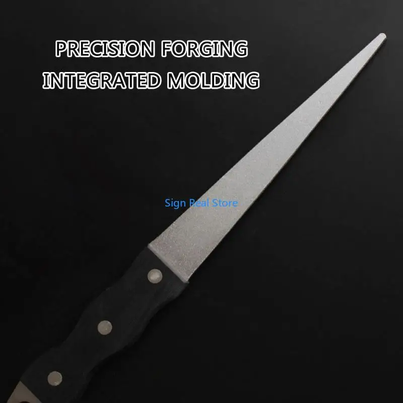 Diamante Açando aço Profissional Cutter Sharpner Rod Cozinha Aface 41xb