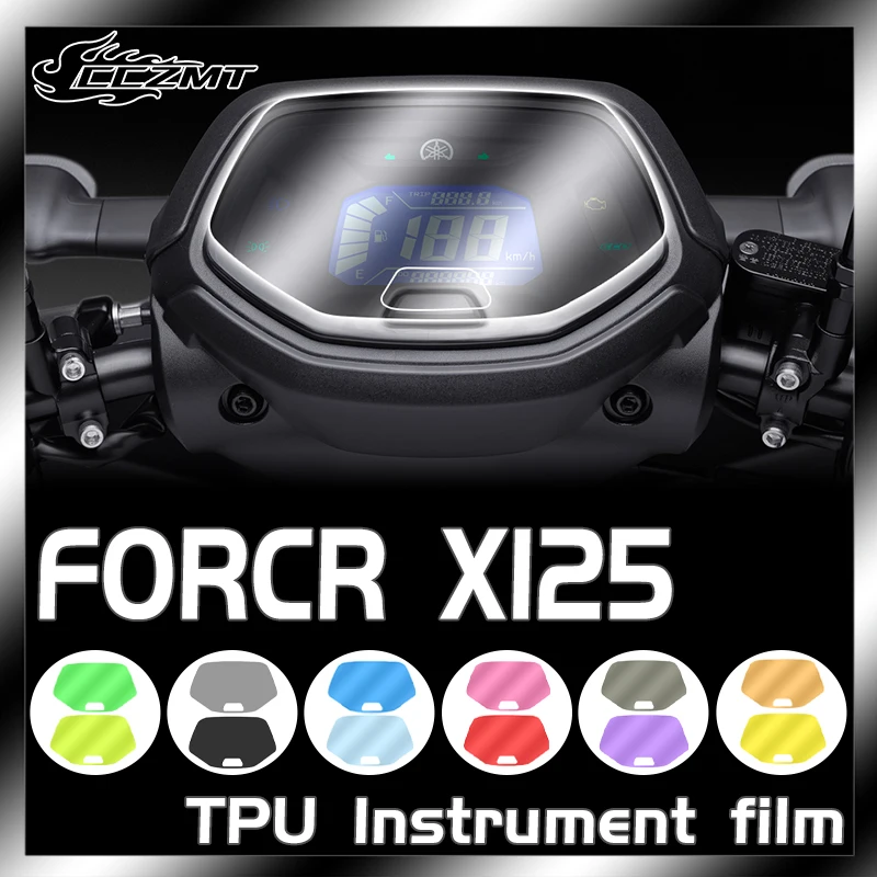 

For Yamaha FORCE X 125 sticker instrument protection film transparent smoked black headlight tail light film modification