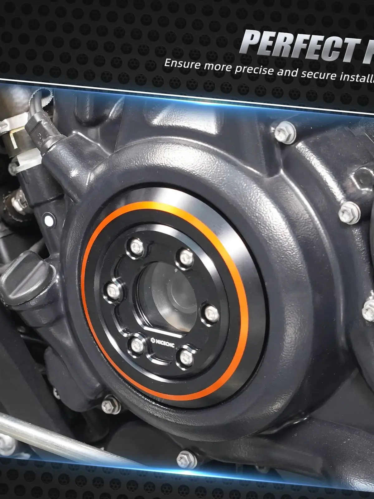 Couvercle de prise d'alternateur Transparent, couvercle d'embrayage côté droit pour Harley Sportster S RH1250S 2021 – 2024 Pan America