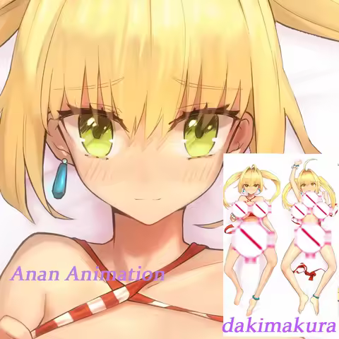 Dakimakura Anime nero claudius (fate) Double-sided Print Life-size Body Pillow Cover