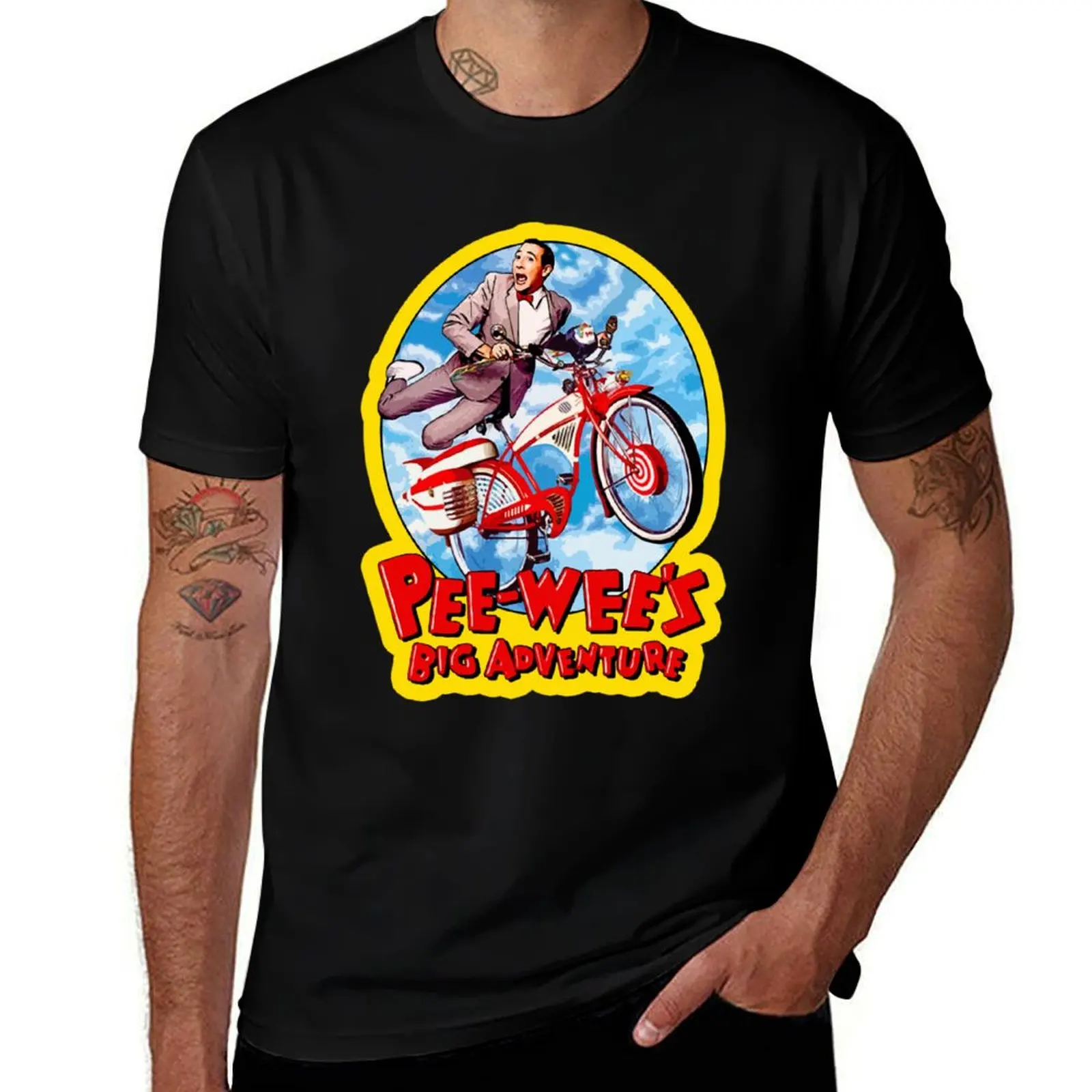 

Comedy Pee Wee_s Big Adventure T-Shirt black cotton t-shirt plain for man package t shirt man luxury T-shirt