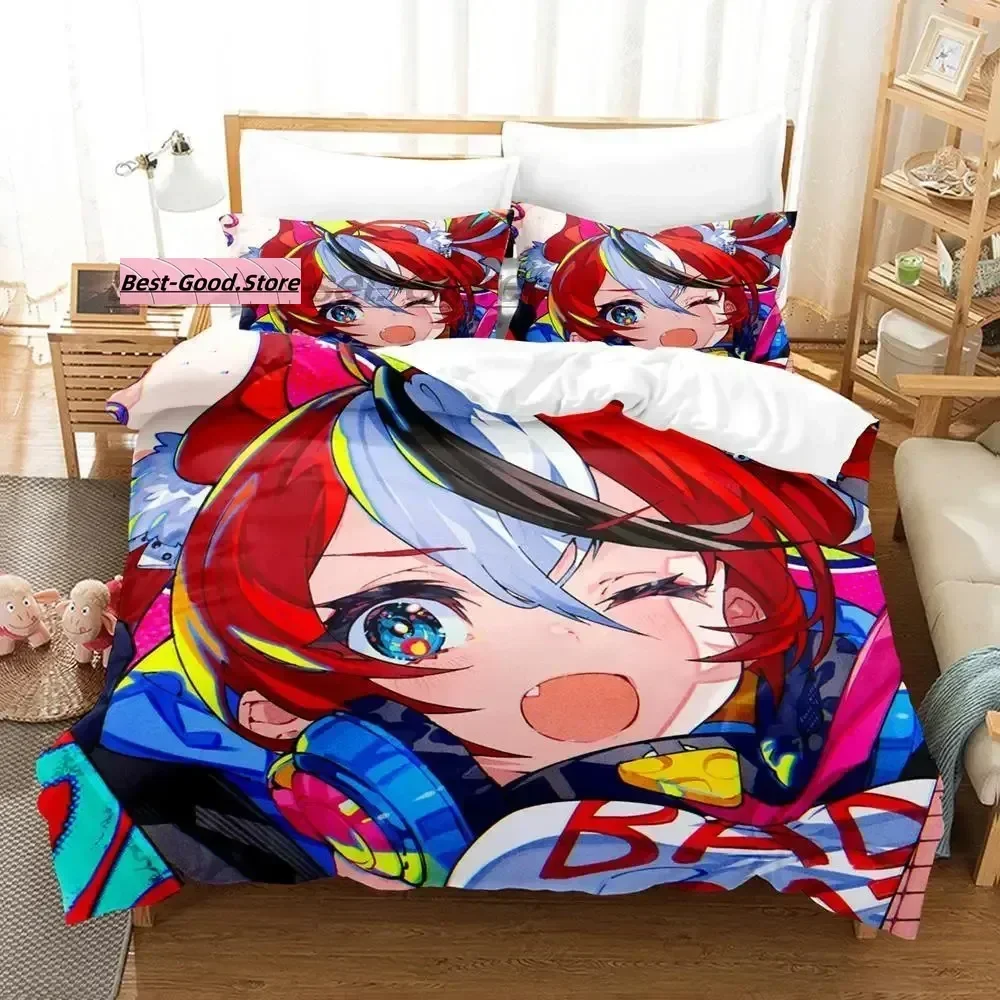 

Hakos Baelz Bedding Set Single Twin Full Queen King Size Bed Set Aldult Kid Bedroom Duvetcover Sets 3D Print bed