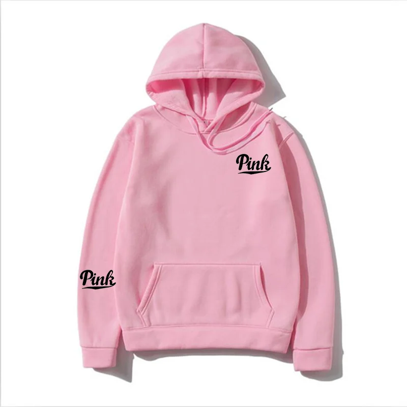 

New Gothic Oversized Hoodie Long Sleeve Harajuku Sweater Women Pink Aesthetic Hip Hop Retro Friends Winter Women Sweater