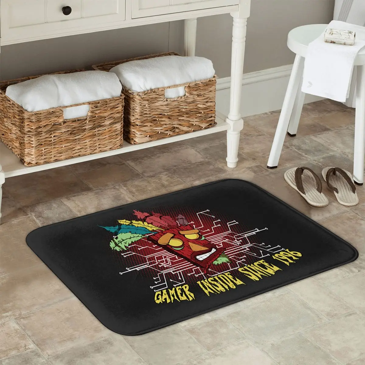 Pro Gaming Crash Bandicoot Game Doormat Kitchen Entrance Home Floor Mat Anti-slip Carpet Rug for Living room Footpad Mats