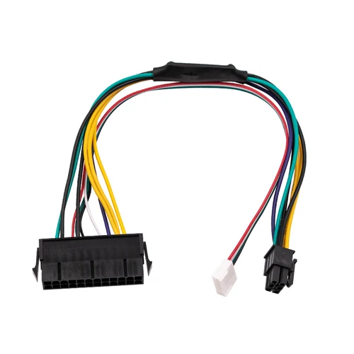 Imagen 1 del producto Adaptador de placa base ATX de 24 pines a 6 pines, 1 unidad, para HP Z220 Z230 SFF MT TWR Series 4000 6005 8300 ProDesk 600 G1 EliteDesk 800