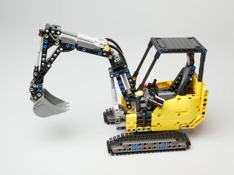 NEW Design MOC Compact Excavator  Technic Model - Trendy Educational Toy - Stress-Relief Toy -  Top Choice Holiday Gifts