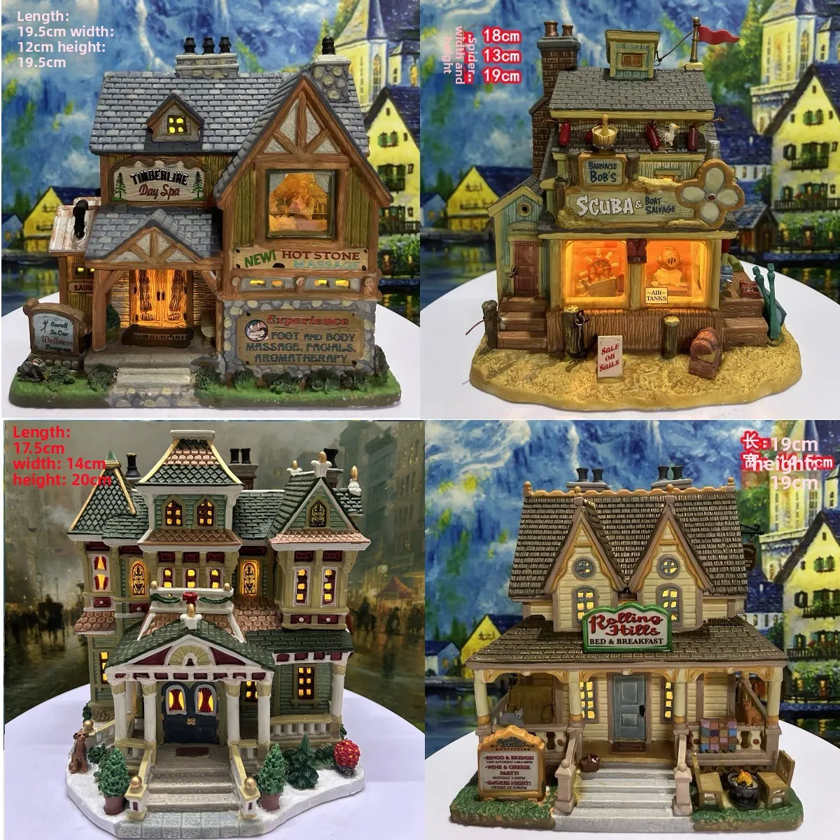 

Lemax: Декоративная скульптура в европейском стиле, расписанная вручную, для дома и интерьера, с изображением сцены строительства дома, в стиле Cerc House, художественная скульптура Cisas Ornaments