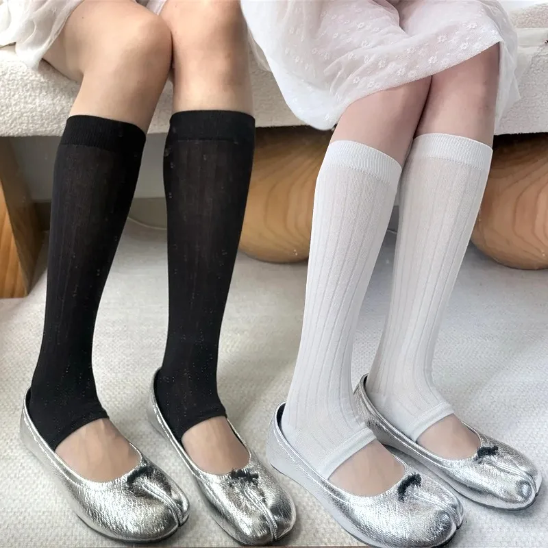 

New Fashion Sweet JK Long Socks for Women Girls Ins Kawaii Mid-tube Stockings Japanese Style Breathable Boots Cover Summer Socks