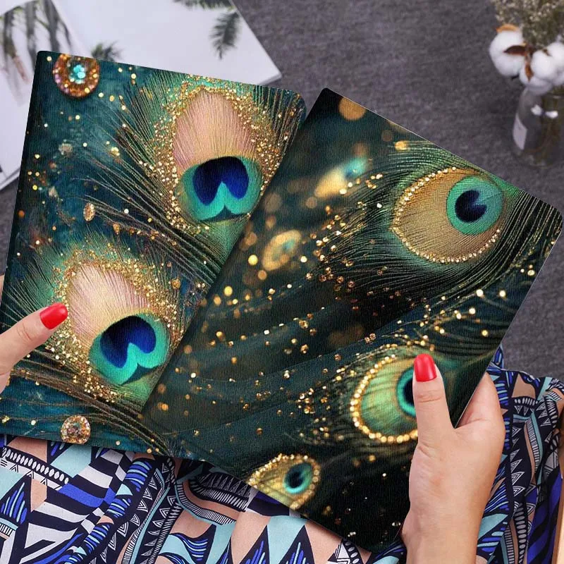 

Peacock Art Beautiful For Xiaomi Redmi Mi Poco Pad 2 5 6s 7 7s Ultra Pro Max 14 12.4 12.1 inch Soft Tablet Case Gift