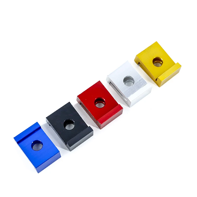 6 Colors Motorcycle Aluminum CNC Chain Adjuster Block 12mm/15mm Chain Axle Tensioner Adjuster