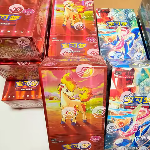 In Stock Genuine Pokemon Card Zhu&amp;Purple Gem Bag Vol.4 Ponyta Trading Ptcg Simplified Chinese Booster Pack Collection Box Gifts