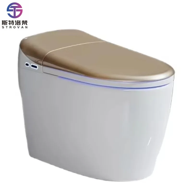 

ZXHK One Piece S-trap Smart Toilet Automatic with Sensor Seat Electric/electronic Smart Toilet