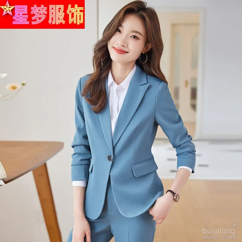 Ensemble de costume professionnel pour femmes, nouveau Style, automne-hiver, nouveau Style, déesse élégante, coupe cintrée, petit Blazer, vêtements de travail