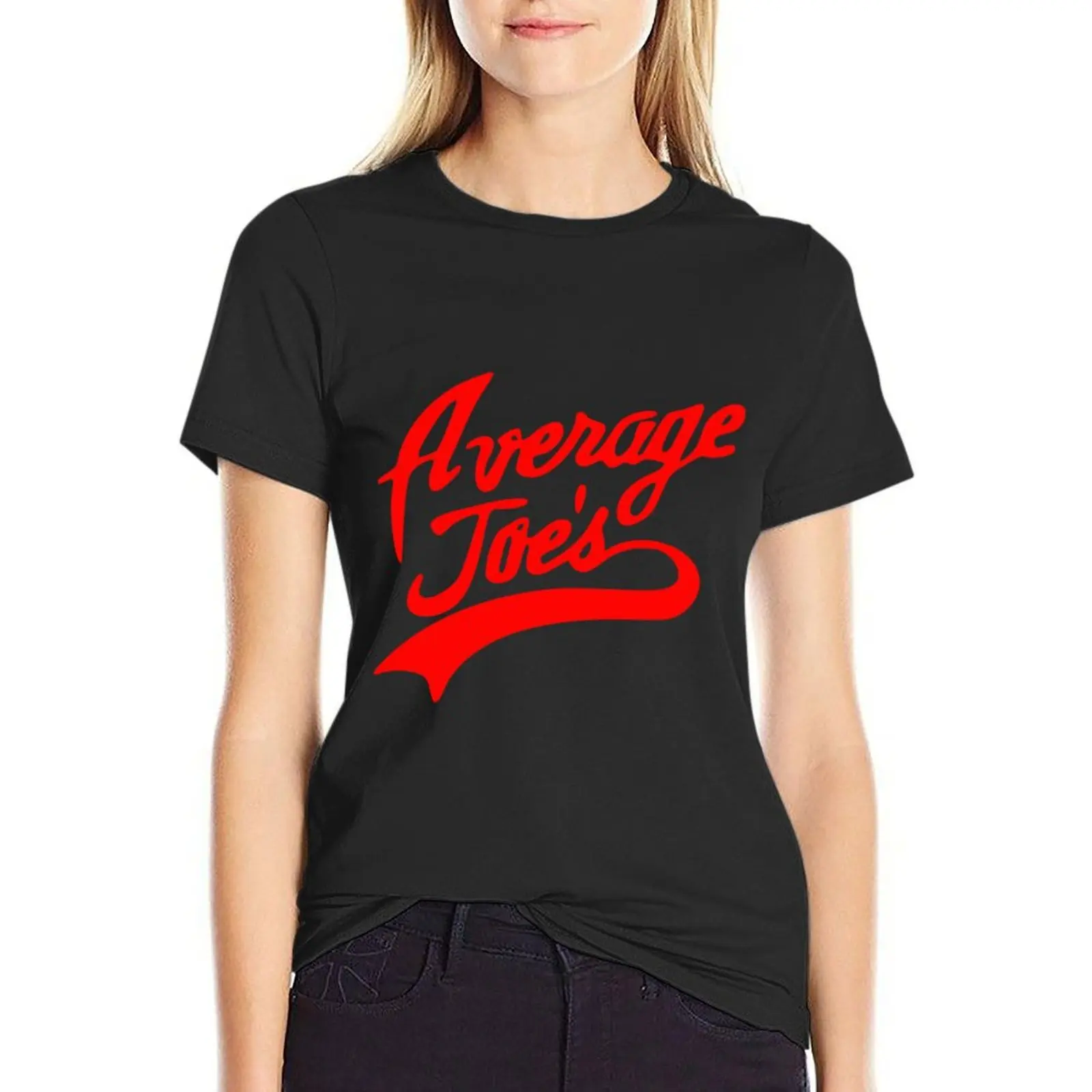 Dodgeball Average Joes T-Shirt animal prinfor funny oversized workout shirts for Women