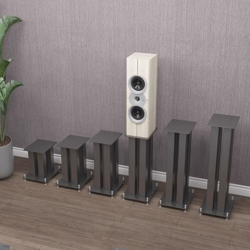 حامل مكبر صوت لرف الكتب AVplay STR001، قدم صوتية، حزام فولاذي، اختبار أظافر القدم الممتص للصدمات، أفضل بنسبة 30% من المنتجات المماثلة