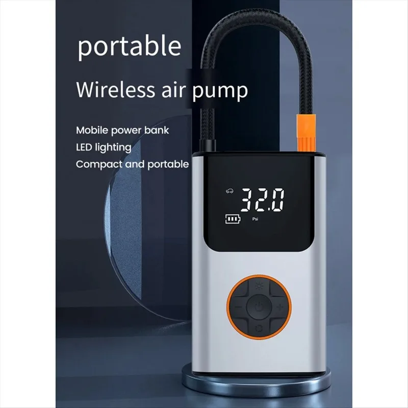 

Беспроводной портативный насос для накачивания шин с быстрым накачкой, воздушный компрессор для автомобильных шин