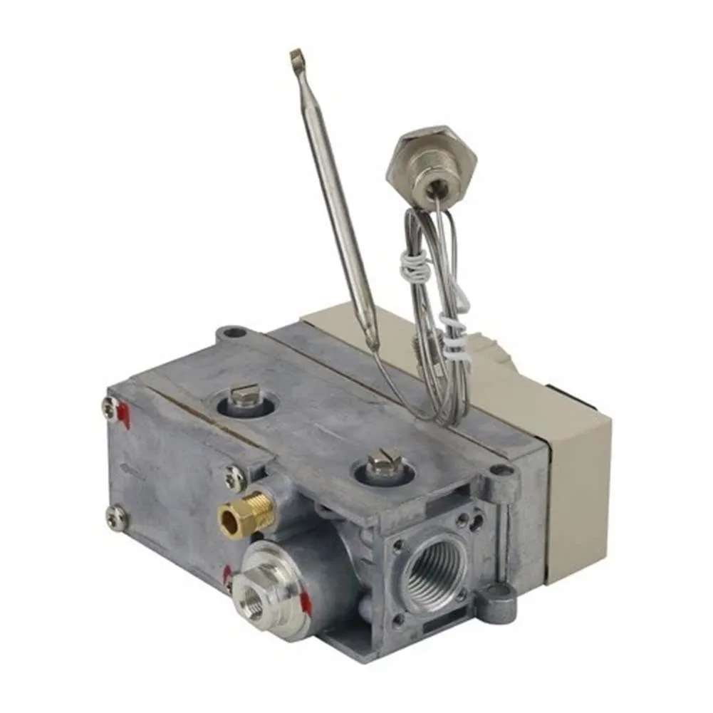 Thermostatic Gas Control Valve 0085AQ0287 for Steamers Ovens Fryers 120-200C 3-18mbar Outlet Pressure M4X7 Mounting