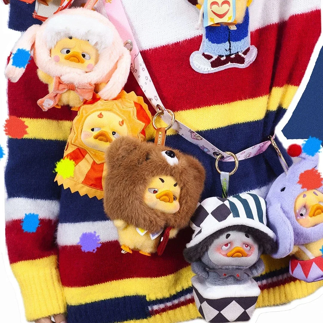 

Upsetduck Genuine New Crazy Circus Duck Series Blind Box Pocket Version Plush Doll Pendant Toy Collection Decorations Gift