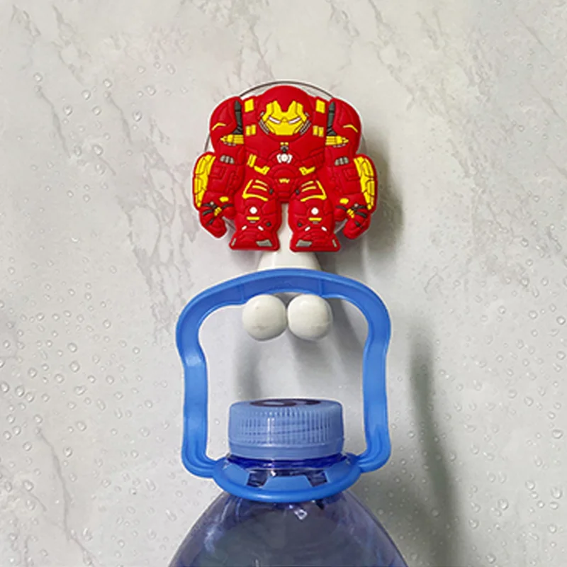 Batman Superman e Superhero Toothbrush Holder, Ventosa Gancho, Desenhos Animados Criativos, Sem Soco, Gancho de Parede, Presentes de Aniversário