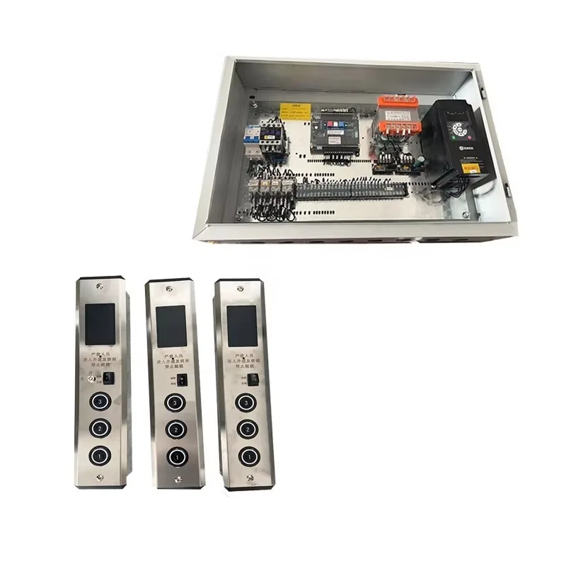 

3 floors Lift Controller System with Call Panel and connection wire limit switch