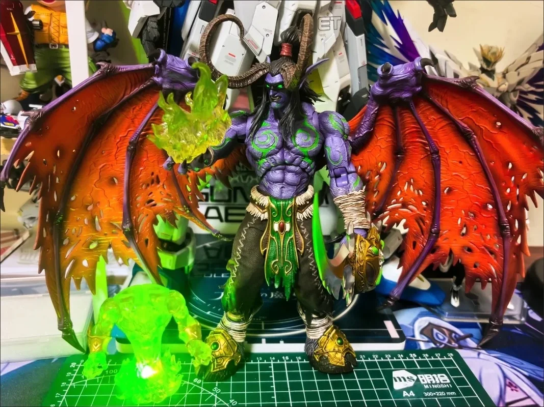 

Hero Toys 1/10 Scale Male Soldier Demon Hunter Illidan Full Set About 24cm Action Figure Collectible Model Toys Doll Gifts