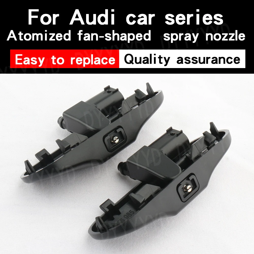 

For Audi Front Windshield Washer Nozzles Jet Heated Windscreen Glass Wiper Spray Nozzles A1 A3 A4 B8 A6 C7 C8 A7 A8 Q3 Q5 Q7 A5