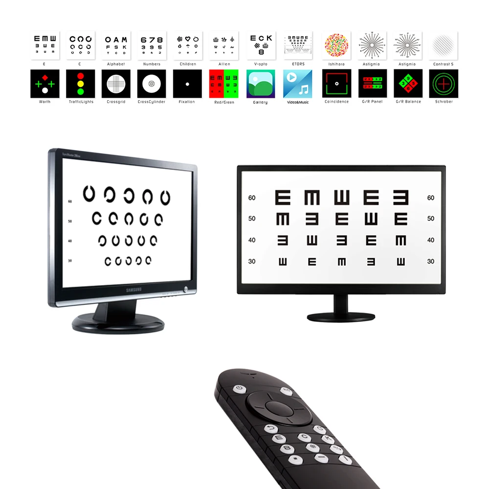 Best Dealer Price of CE Certified Led Distance Visual Acuity ChartLocal stock