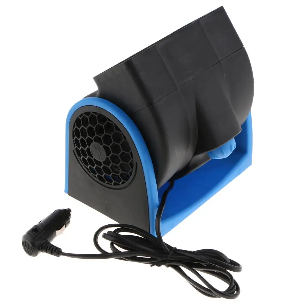 Desktop Cooling Air Fan Low Noise Dual Centrifuge Bladeless Design 12V for Truck Car Cigarette Lighter
