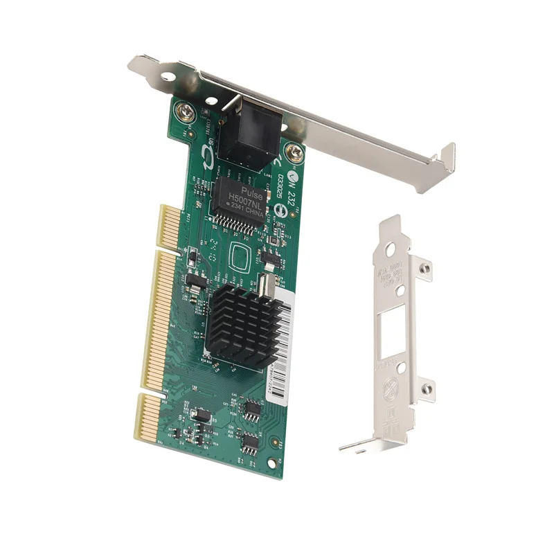 82540 1000Mbps Gigabit PCI Network Card Adapter Diskless RJ45 Port 1G Pci Lan Card Ethernet For PC With Heat Sink