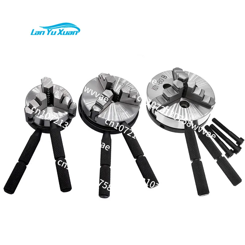 

1 шт. K01-50 63 80 Мини-патрон для токарного станка, 3-кулачковый, ручной, для деревообработки, с монтажной резьбой, самцентрирующийся, инструмент для токарного станка