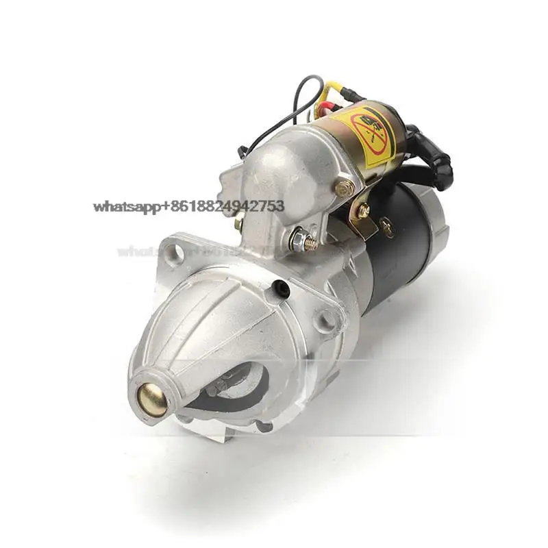 High quality KZ brand 6BD1 engine starter motor for excavator 24V