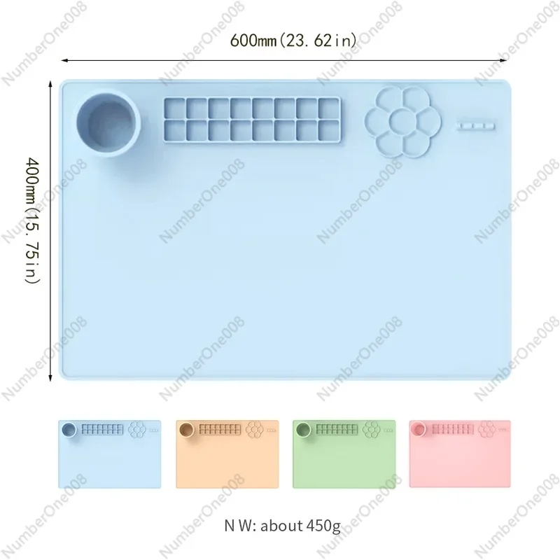 

Палитра для рисования, детская картина в виде утки, ручное протирание, моющийся силиконовый коврик для рисования, граффити