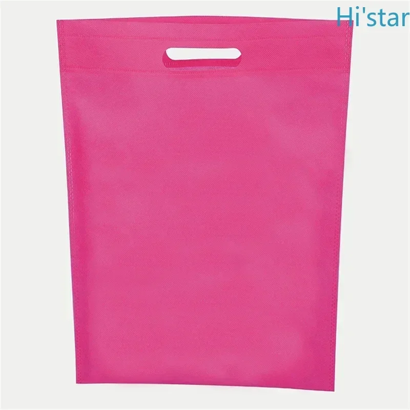 20 Pcs Reusable Non-woven Fabric Shopper Bag Fabric Women Shoulder Bags Non-woven Environmental Case Organizer Eco Bag Personali