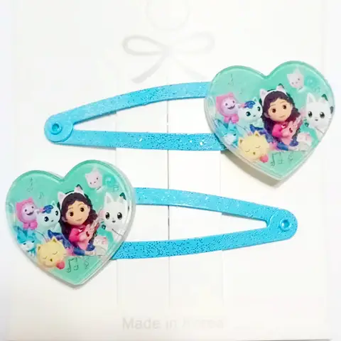 Gabby casas de muñecas pinzas para el cabello para niñas nuevo horquilla de Anime niños flequillo horquilla adornos para la cabeza de moda regalo de cumpleaños gran oferta