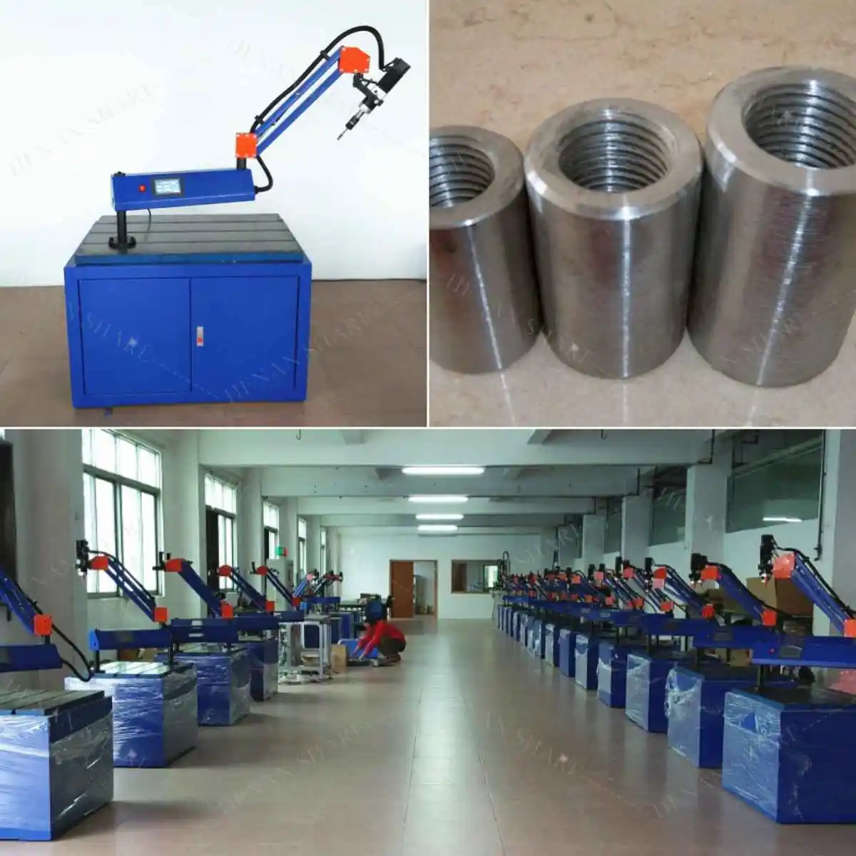 Automatic CNC Electric Motor Thread Tapping Machine Rubber Forming Cutting Vertical Hole Drilling Machine