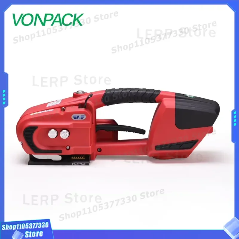 V3 Electric Handheld Binding Machine PET Ribbon Sealless Tensioner for Tray Packing Strapping Tool Portable Battery Operated