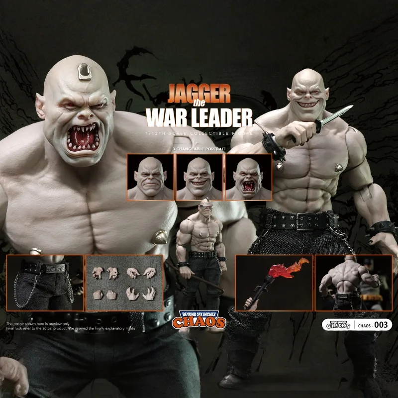 شخصية Chaos Jagger the War-Leader مقاس 6 بوصات باتمان فارس الظلام يعود رقم 003 لعبة Darknight Vigilante القابلة للجمع #2