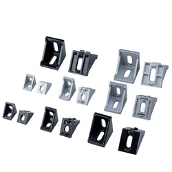 20Pcs Openbuilds Corner fitting angle aluminum connector bracket fastener 2020 3030 4040 4545 series industrial aluminum profile