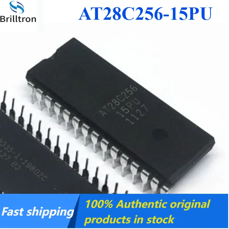 5-20PCS New AT28C256-15PU AT28C256 DIP-28 Memory Microcontroller Brand New Original in Stock , Fast Shipping.