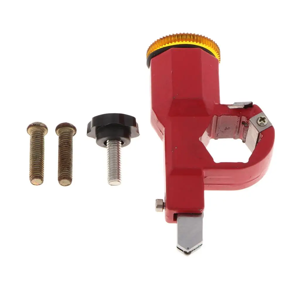 Red Metal Glass Cutter Tool Perfect for Cutting Scoring Glass Bottles,Window