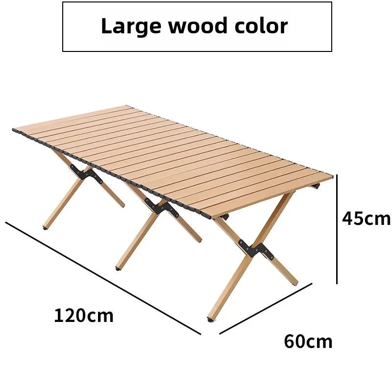 Folding Table Portable Multifunctional Titanium Steel Table for Self-Driving Camping Picnic