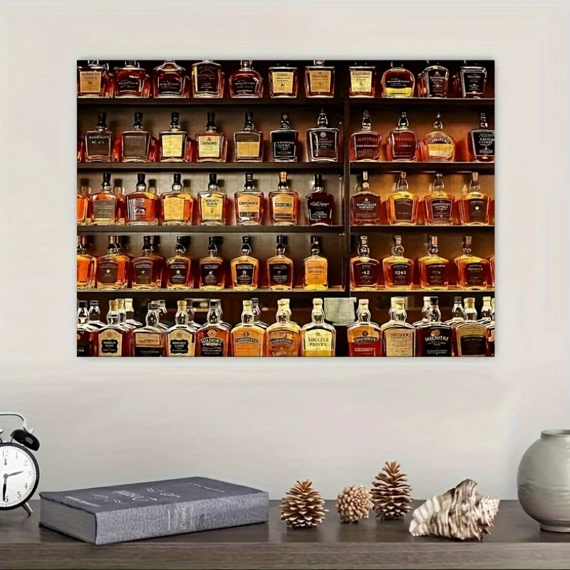 1000pcs of Puzzle Games, Charming Perfume, Adult Puzzle Portable Cuboid Art Decoration, the Perfect Choice for Frameless DIY L