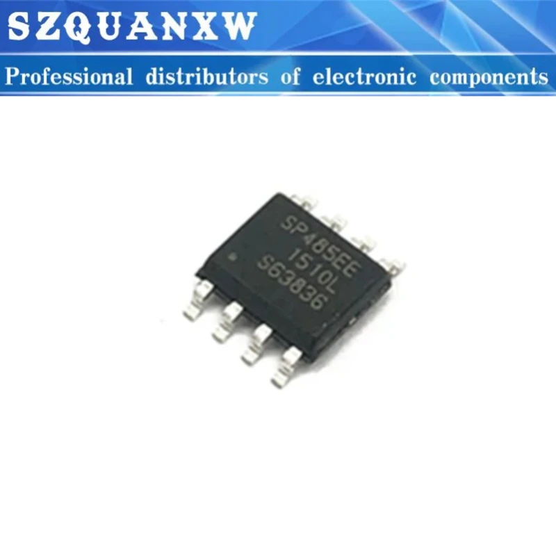 20PCS SP485 SP485EE SP485EEN SP485EEN-L/TR SOP-8 SP485E Enhanced Low Power Half-Duplex RS-485 Transceivers SMD IC