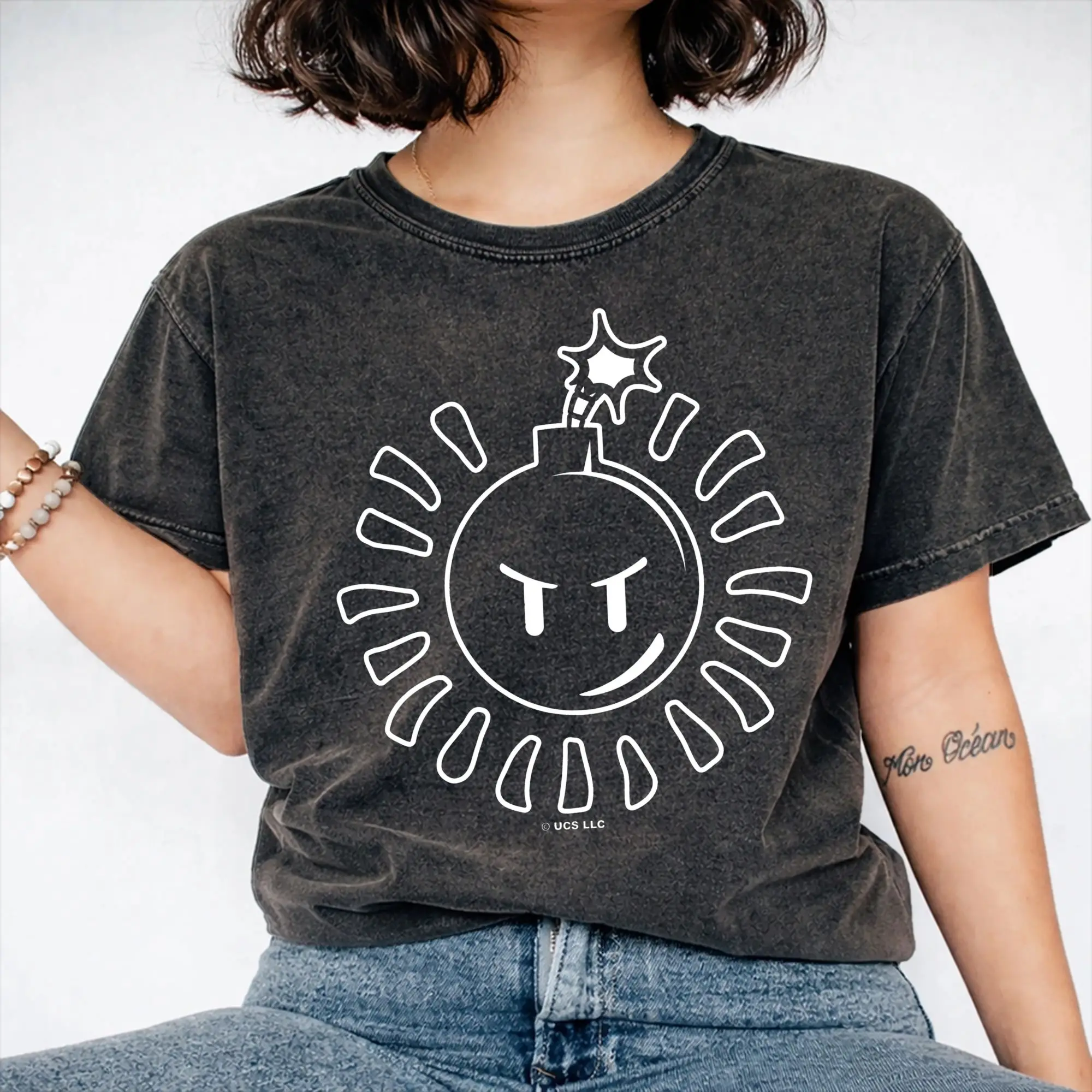 Sexs Bob-Omb Scotts Pilgrims vs The World T Shirts Hip Hop Washed Short Sleeve T-Shirts  Novelty for Men Women Streetwear